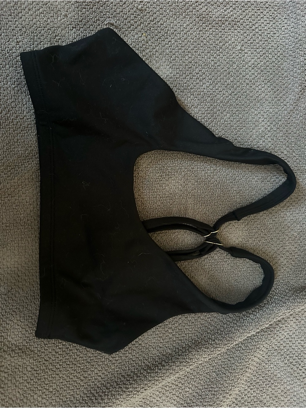 WeWoreWhat Black Bralette with Strappy Back
